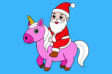 Santa Claus Vector Illustration Cartoon, Clipart and Line Art Design. Santa Claus vector in cartoon, clipart, and line art styles for festive designs.