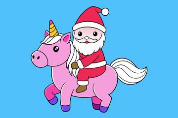 Santa Claus Vector Illustration Cartoon, Clipart and Line Art Design. Santa Claus vector in cartoon, clipart, and line art styles for festive designs.