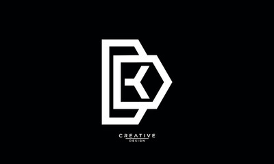 BD, DB, B, D, Abstract Letters Logo Monogram
