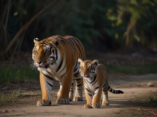 Obraz premium tiger in the wild