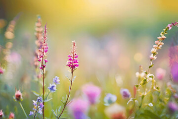 Obraz premium Colorful flowers from many angles