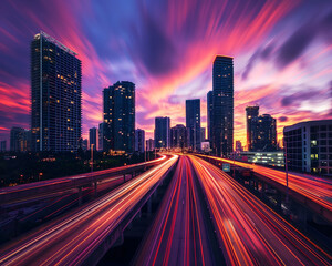 Fototapeta premium city at night