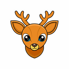 deer head vector