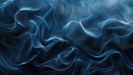 Fototapeta premium Abstract Blue Swirling Texture
