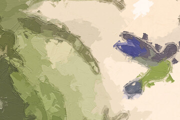 Oil paintings and various flowers, including cats, dogs, roses, peonies, tigers, and birds, are beautiful