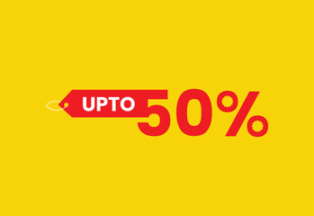 Upto 50% logo unit minimal design illustration