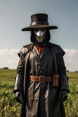 Naklejka premium plague doctor