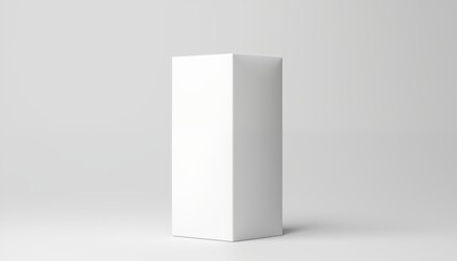 blank white box square