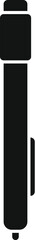 Obraz premium Black marker pen is ideal for presentations, sketching, and writing on whiteboards