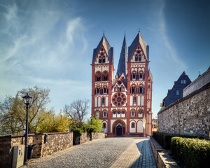 Cathedral Limburg an der Lahn. A very famous religious building in Germany.