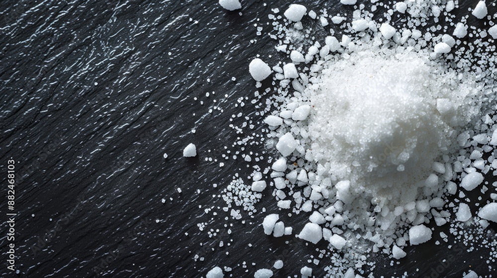 Poster A pile of sugar sitting on a table