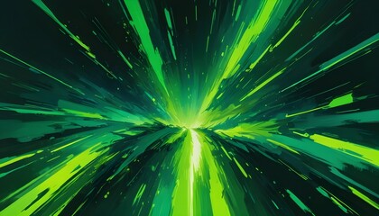 Clear Plain Shiny Warm Soft Vintage Bokeh Cloudy Wave Like Geometric Green Background or Texture