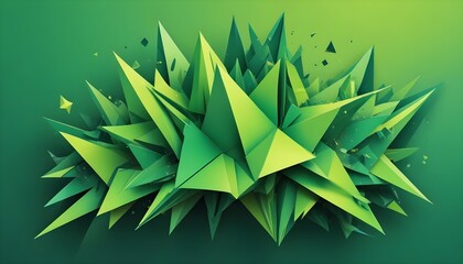 Clear Plain Shiny Warm Soft Vintage Bokeh Cloudy Wave Like Geometric Green Background or Texture