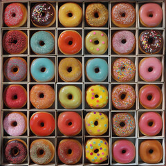 Fototapeta premium red and yellow buttons