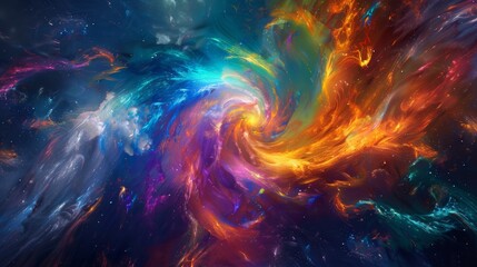 The Beauty of Dazzling Nebula Rotation: The Charm of Cosmic Nebula: Dazzling Rotating Wallpaper Background, an abstract wallpaper background that stuns the universe, aims to become a bestseller