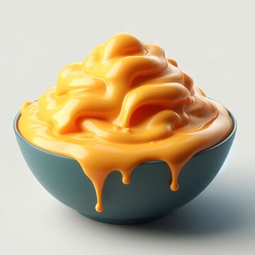 bowl of melted cheese - is this cheezy enough for ya?