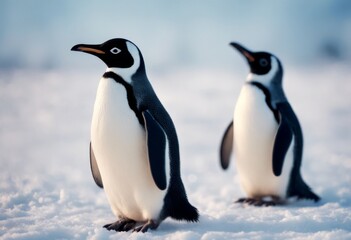 wild bird fauna antarctic flightless snow wildlife antarctica animal penguins southpole penguin