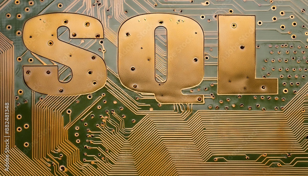 Poster sql database circuit board design