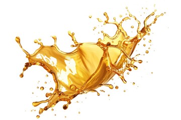 A small amount of liquid spilled onto a white surface