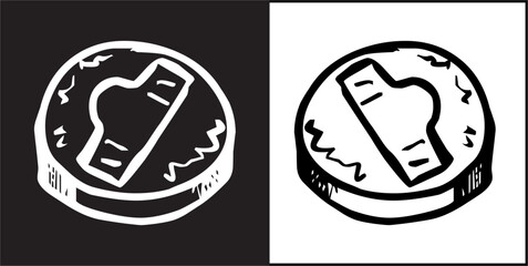 IIlustration Vector graphics of Tombats icon