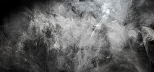 black and white smoke