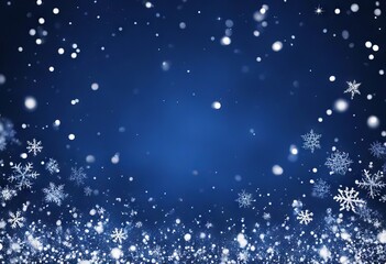 snowflakes blue christmas navy winter celebration decoration background season snowflake abstract holiday