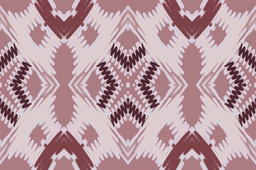 Mexican Flower Background, Traditional Ethnic Ikat, Aztec Abstract Vector Pattern, Seamless Pattern in Tribal, Folk Embroidery and Mexican Style.