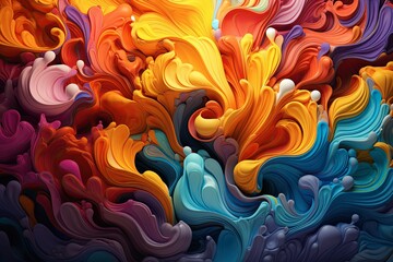 Backgrounds infused with vibrant cheer, flowing forms and unique festive flair