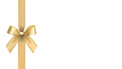 gold bow design material