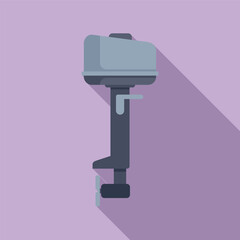 Boat motor is generating power with its propeller, enabling nautical propulsion