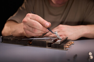Using thermal paste is crucial for enhancing the cooling efficiency of a computers CPU