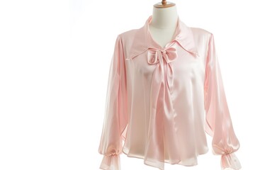 Stylish mannequins showcase an elegant collection of pink dresses, shirts, and other fashionable apparel