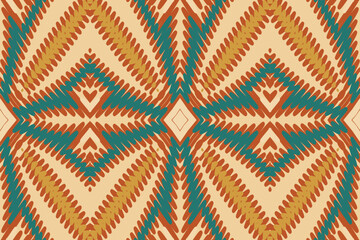 Ethnic abstract ikat art , geometric ethnic seamless pattern . textile Design for background , wallpaper, abstract, african, ajrakh pattern, allover,