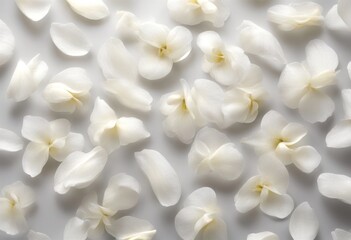 isolated photorealistic flower generative transparent cut out petals elegant white soft blank layout background ai collection photo olated