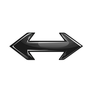 recommend clip art: Multidirectional Arrow Icon Clipart Concept, Both Ways Symbol Direction Web Graphic Design, Isolated Marketing Tick, Business Art Element with White Background