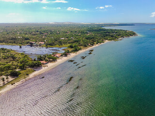 Sunny day at Jericoacoara, Ceara, Brazil.