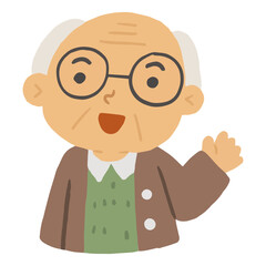 Eldelry character Illustration