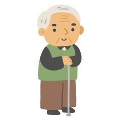 Eldelry character Illustration