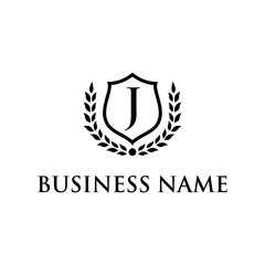 letter J law firm concept