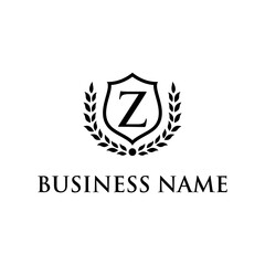 letter Z law firm concept