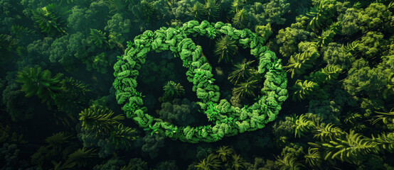 Obraz premium Circular Economy and CO2 Emissions: Renewable Resources, Recycling, and Sustainable Practices for Environmental Protection