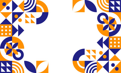 abstract mosaic flat design background