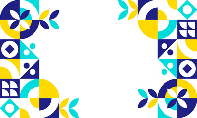 abstract mosaic flat design background