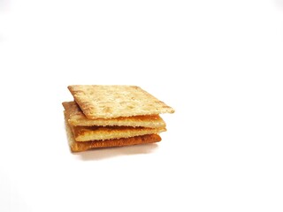 healthy malkist cracker biscuits without sugar on a white background