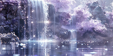 Naklejka premium 幻想的な赤と黄色の水彩テクスチャ背景