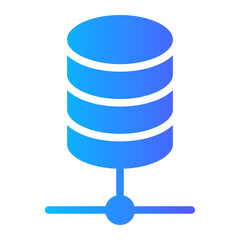 database network gradient icon
