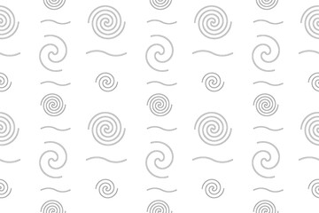 A Memphis style vector coloring page featuring retro spirals and waves. Perfect for creative and relaxing activities for all ages.