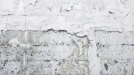Obraz premium Photo of clean wall with concrete wall texture and white paint