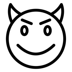 devil face icon
