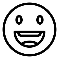 laughing face icon